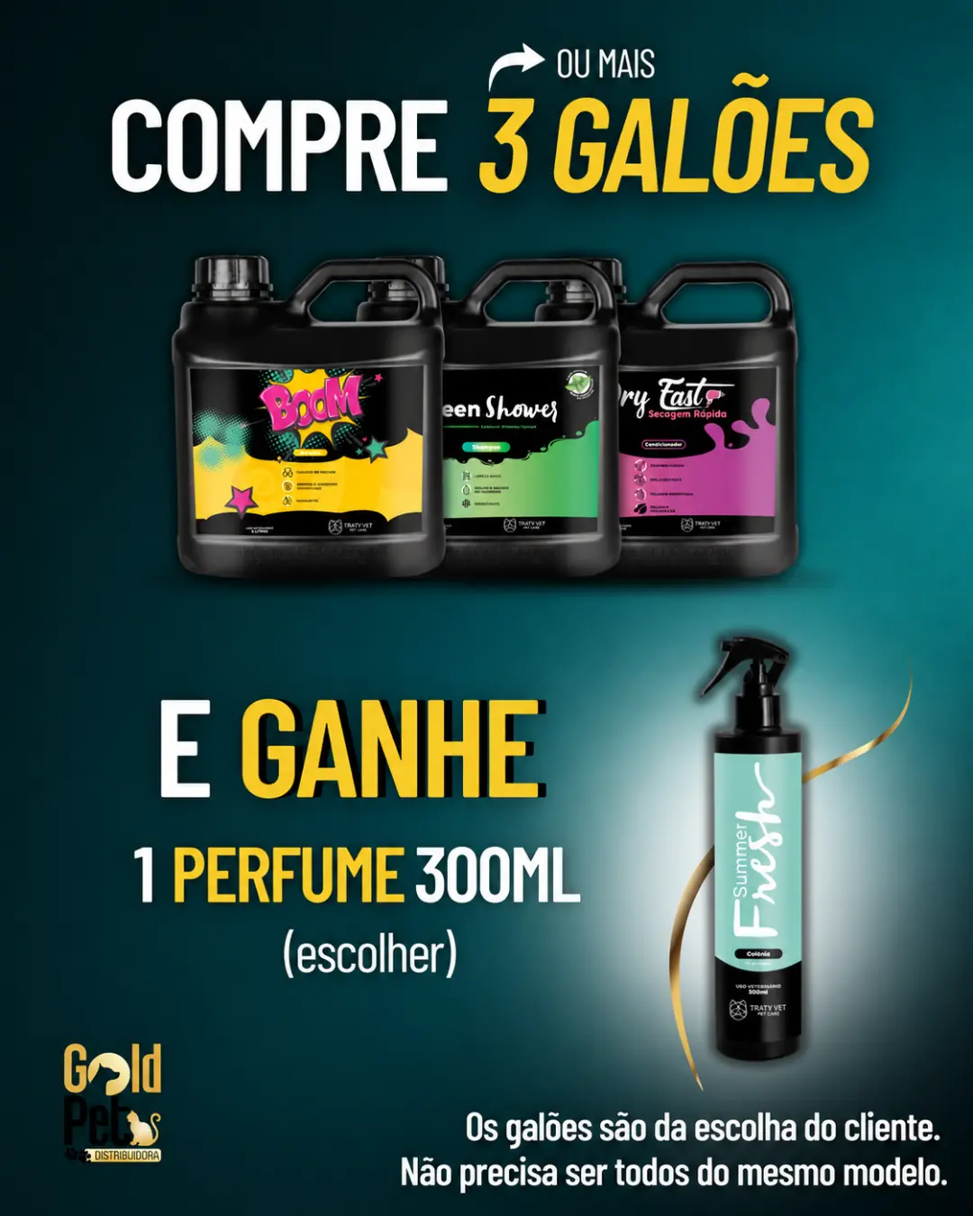 Promoção 3 galões